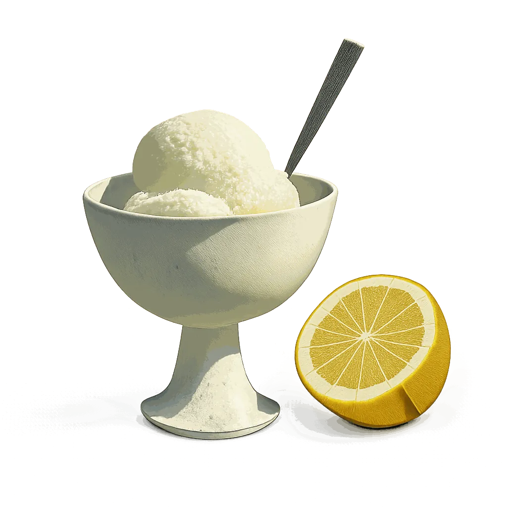 Lemon sorbet